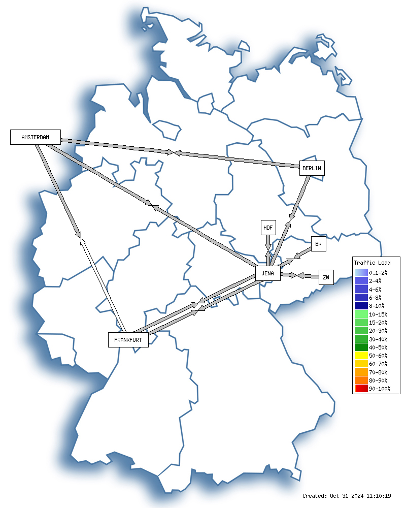 Weathermap Germany